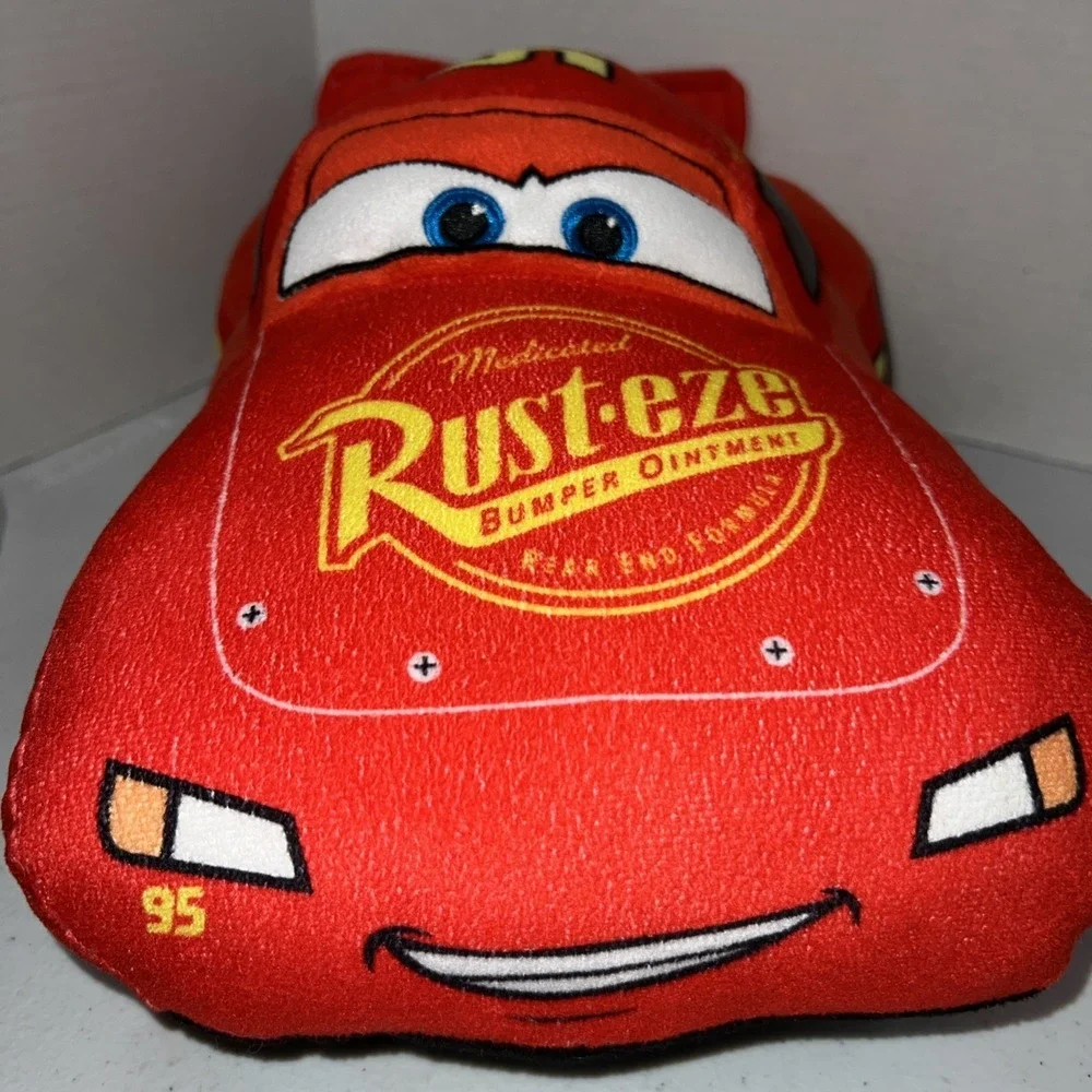 Disney Pixar Cars 3 Plush Stuffed Lightning Mcqueen Red Pillow Plush Buddy 16